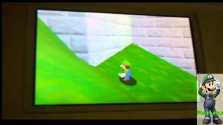 [Super mario 64 DS]como subir al castillo,sin usar el cañon,solo válido CON LUIGI (NO ES UN CHEAT)