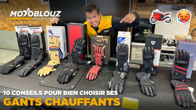 Gants chauffants IT-FOGO IXON Noir - , Gants moto hiver