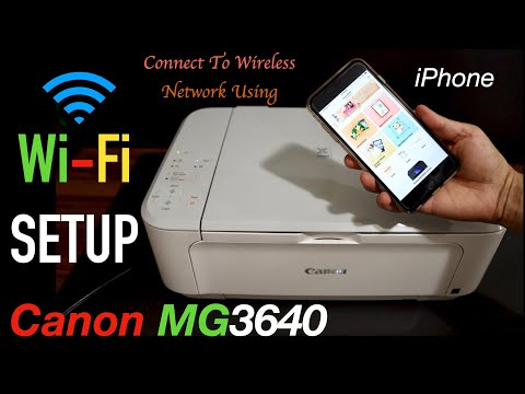 Canon Pixma MG3640 WiFi SetUp Using iPhone, Wireless SetUp Review.