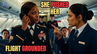 ✈️ Flight Attendant Humiliates Black Army Captain — 📞 One Call Grounds the Entire Plane