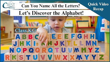 Class KG | Alphabet Recognition | English Olympiad | CREST Olympiads
