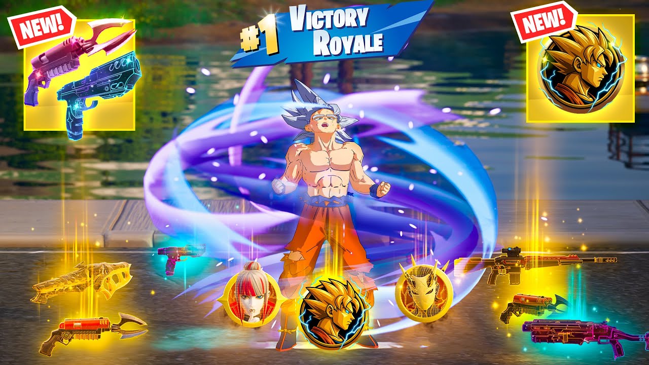 ULTRA INSTINCT GOKU vs NEW MEDALLIONS & MYTHICS CHALLENGE (NEW! Fortnite Chapter 6 Season 3)