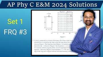 AP Physics C E&M 2024 walkthrough Set 1 FRQ 3 solution Free response question 3 solution FRQ 3