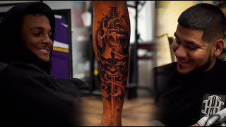 Fresh from Super Bowl LVI | Scotty Washington | Tattoos By P.Lok