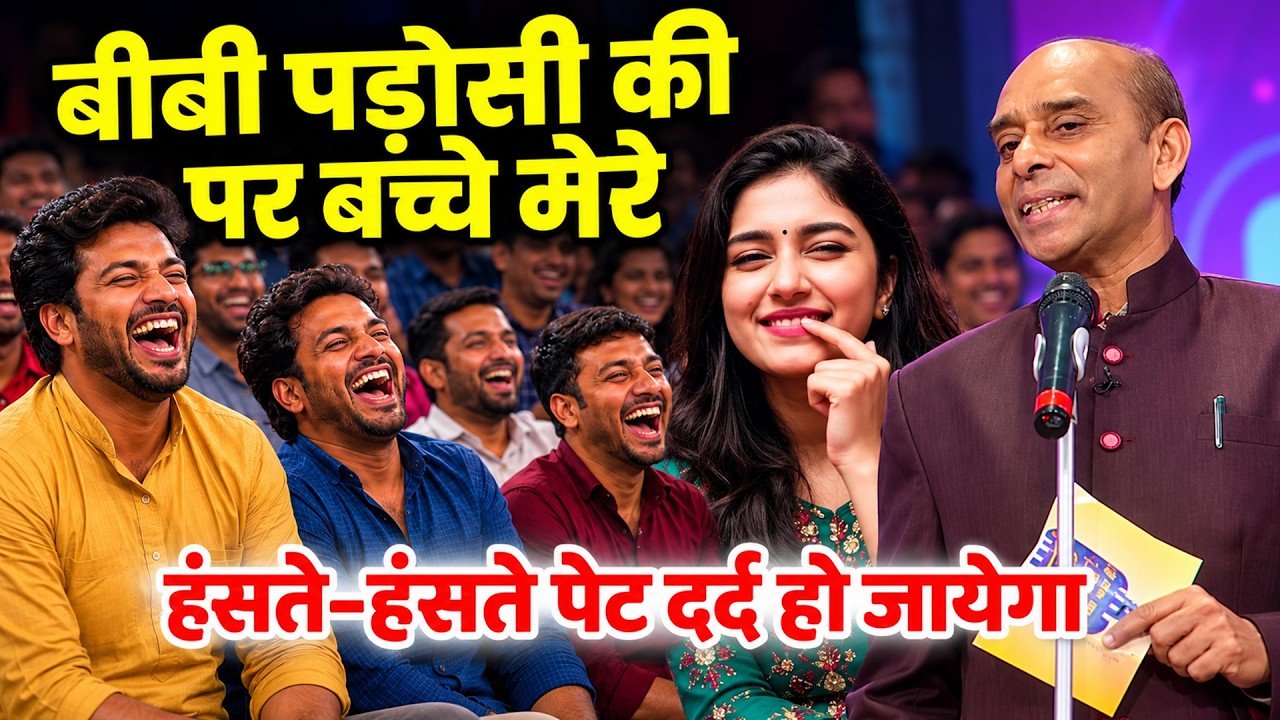 बीबी पड़ोसी की पर बच्चे मेरे... हंसते-हंसते पेट दर्द हो जायेगा | Popular meeruthi  |#WWKBH| #kavi