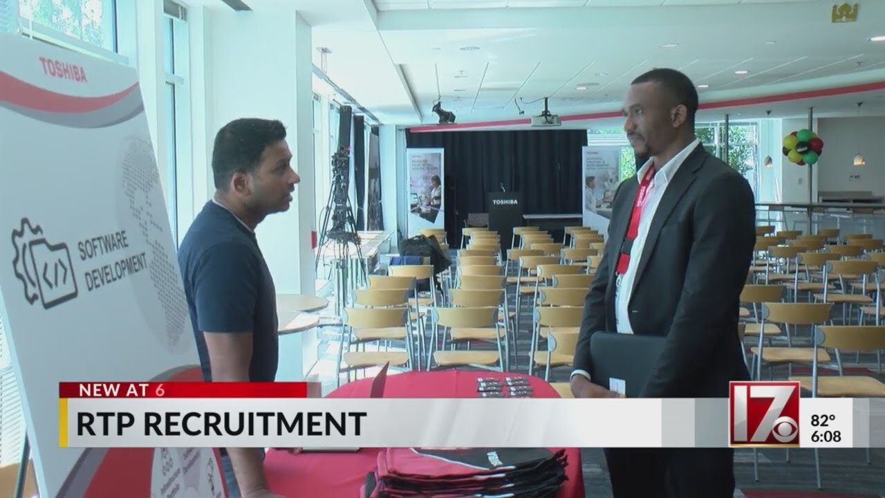 RTP hosts HBCU career fair - YouTube