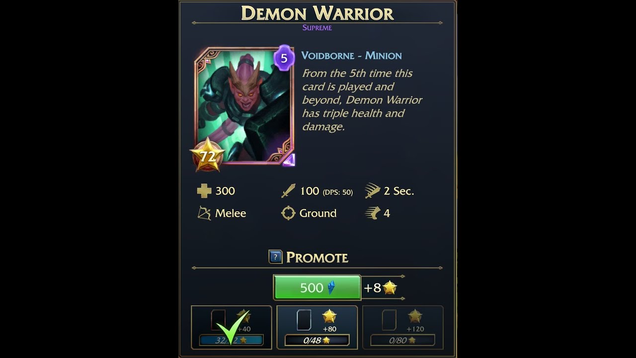 Minion Masters 2v2 Game Play with Demon Warrior Deck YouTube