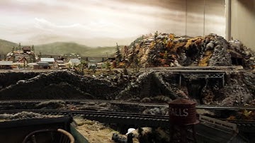 Multi-Scale Railroad Layout at the Warm Beach Senior Center