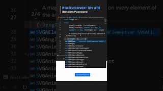 Random Password Logic in JS 🤯 #javascript #shorts #coding #codingtutorial