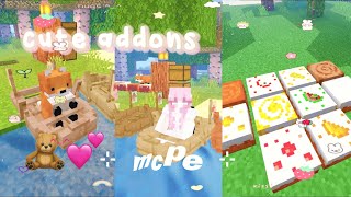 ♡゙ 3 aesthetic addons & resource pack for minecraft pe ♡゙ | Laecharlotte screenshot 4