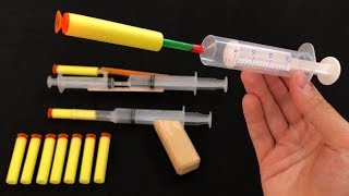 3 incredible ideas How to Make a Toy Gun Using Syringes