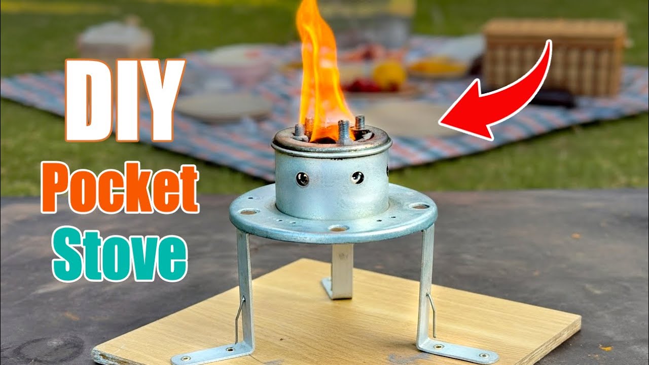 Изобретение своими руками! Как сделать мощную карманную горелку для кемпинга | Totally Hacks