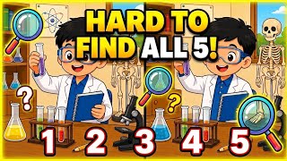 Spot the 5 Differences Challenge 🔍 | Only 1% Can Find All 5! | Brain Buster Puzzle 