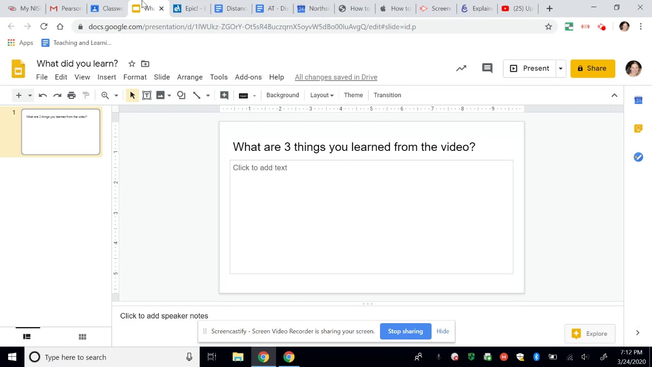 How to Add a video to Google Classroom Assignment - YouTube