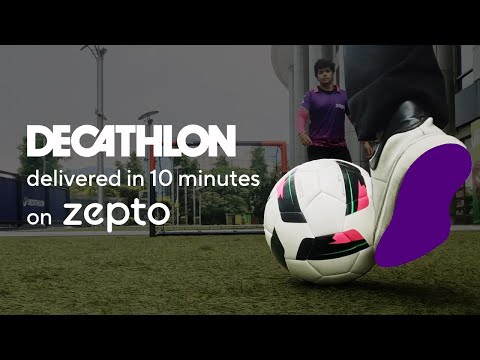 Ready to play? Let the game begin | Zepto x Decathlon