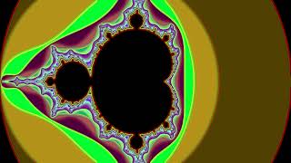 Mandelbrot Fractal Color Diffusion