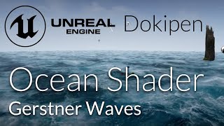 Unreal Engine 4 Gerstner Waves Ocean Material Livestream