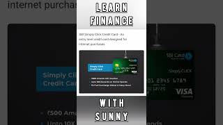 SBI SIMPLY CLICK CREDIT CARD