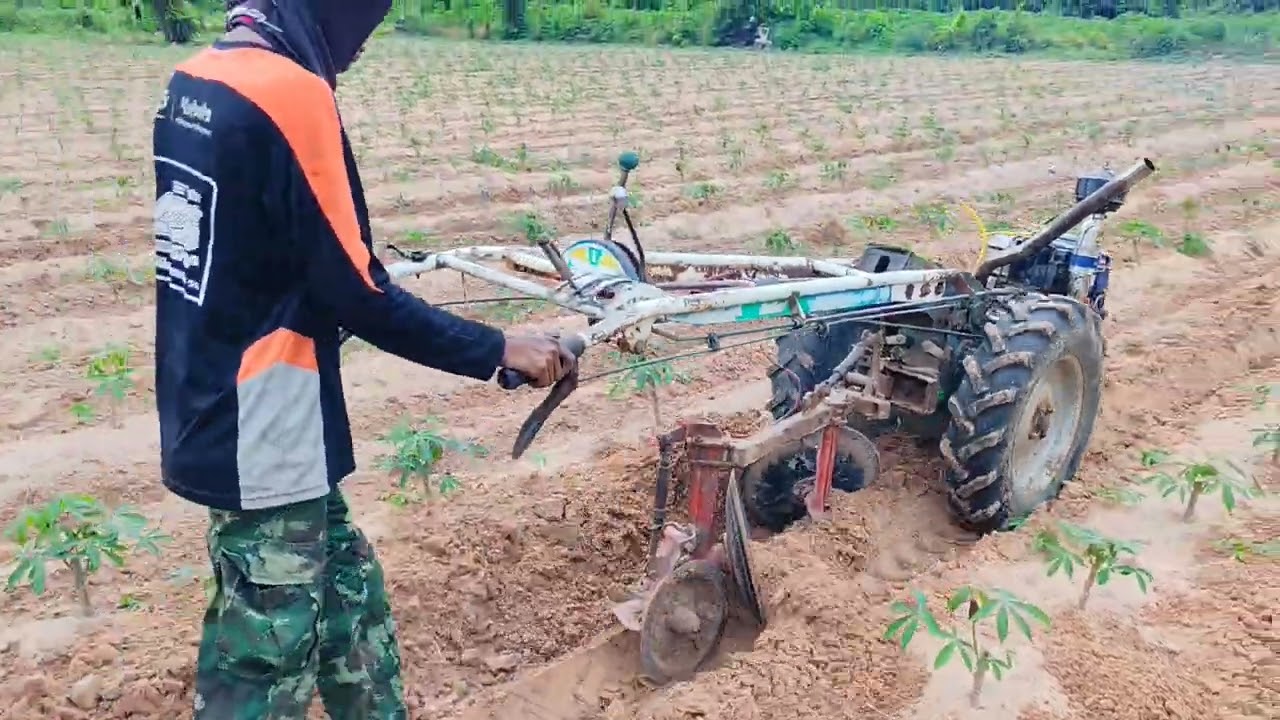 โครงผานไถพรวนมาทำรุ่นมัน กลบสวยไม่แพ้ผานไถกลบรุ่นมัน