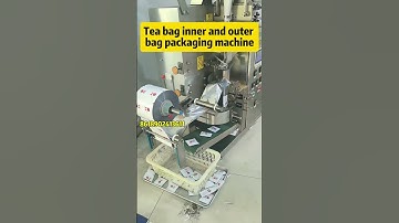 Tea bag inner and outer bag packaging machine #teabagpackagingmachine