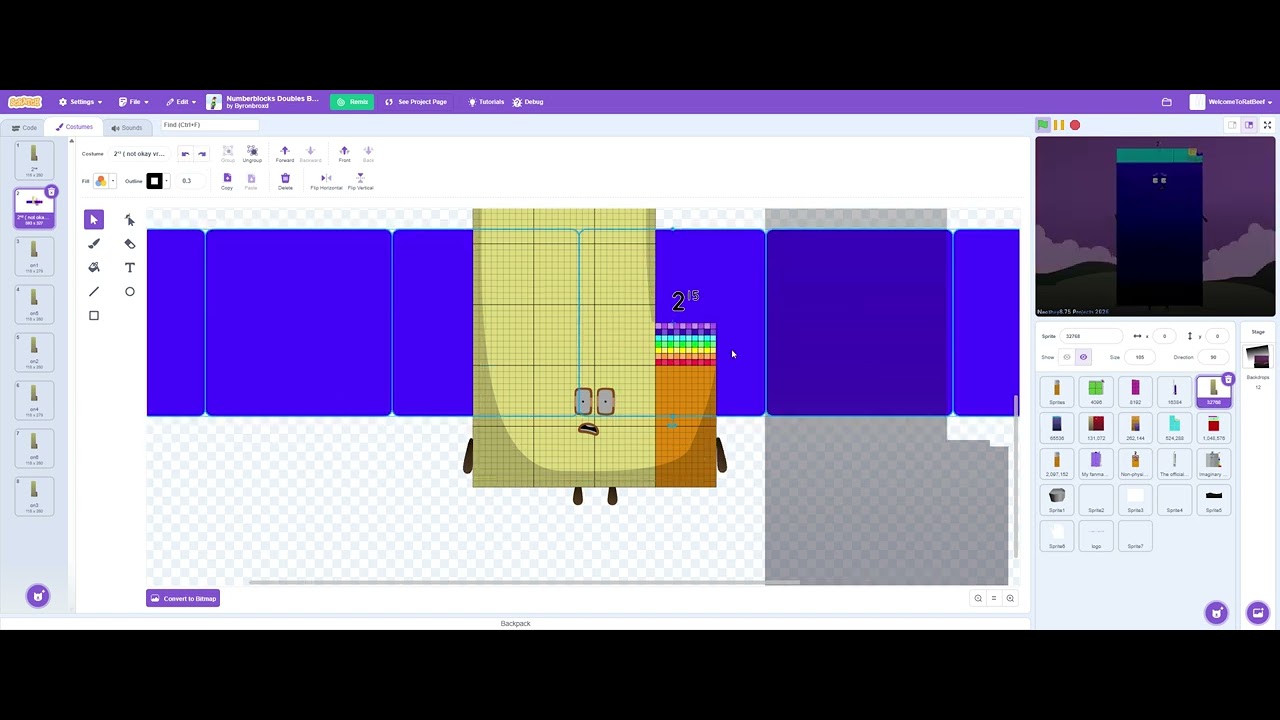 why does this only have 32767 blocks not 32768 neathey - YouTube