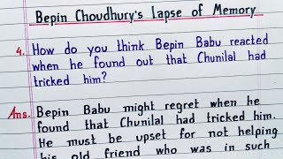 How do you think Bepin Babu reacted when he found out that Chunilal had tricked him? Bepin Choudhury