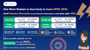 Last chance to avail mega discounts on UPSC subscriptions | Flat 40% off | Use Code: PNLIVE