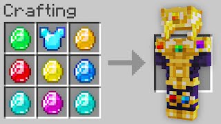 Minecraft, But You Can Craft Infinity Armor...