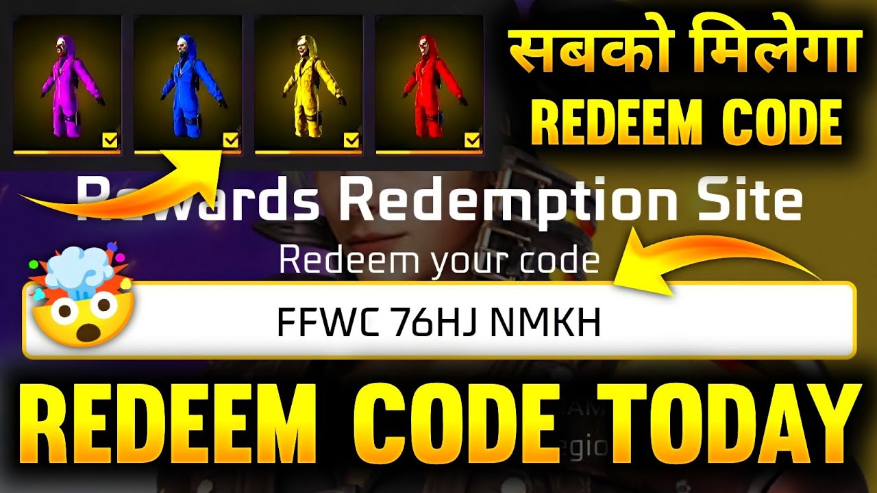 Free Fire Redeem Code Today 11 August 2022 | New Redeem Code Free Fire | Redeem Code Free Fire