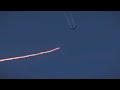 Heavy Aircraft White Smoke 煙 曳光 Tracer Launch 発射