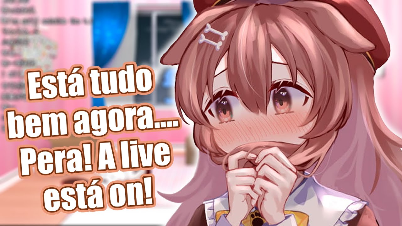 Korone esquece sua live ligada e é pega com alguém escondido | vtuber legendado