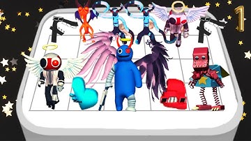 MERGE MONSTER - Rainbow Alfabet - Math Battles - Merge Battles ⭐- Part 1