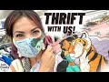 Thrift With Us! | Epic Thrift Haul + Fun!