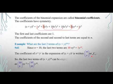 Binomial Theorem Examples