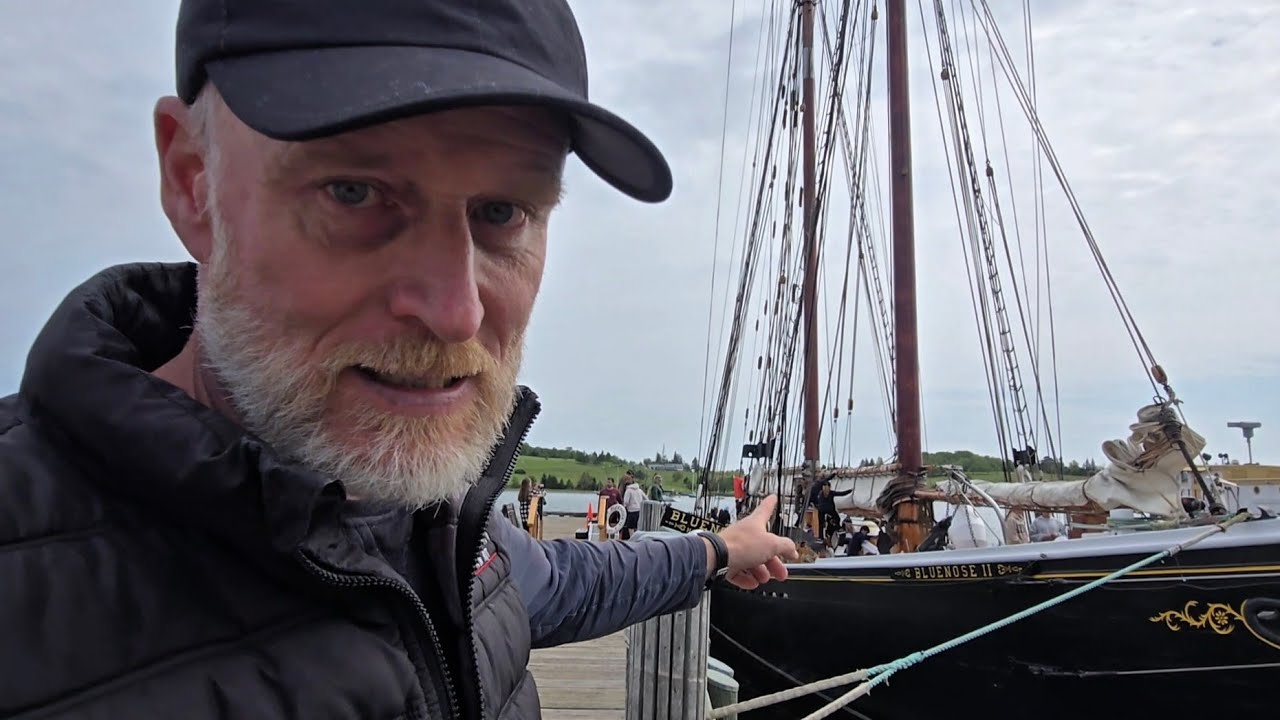 ⁣A Look Around  the Waterfront in Lunenburg, Nova Scotia