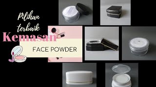 Pot Bedak Tabur - wadah bedak tabur - Face Powder Black Clear 15 gr tanpa puff