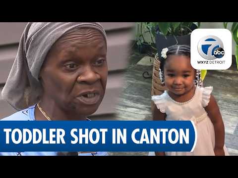 1-year-old girl critically injured in Canton shooting