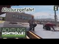 "So NICHT arbeiten!" UNGESICHERTE Bauarbeiter auf dem Dach! | Achtung Kontrolle
