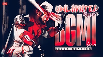 BGMI Live Custom Rooms / Unlimited Custom Rooms  TDM 1v1, 2v2, 4v4  | BY ZeDoMic GAMiNG