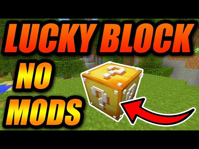 I made a lucky block using the new entity; block display. : r