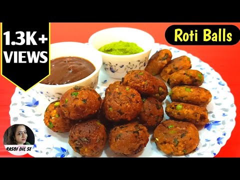 Roti Balls | Evening Snacks | Easy Recipe | Breakfast Recipe | Recipe ...