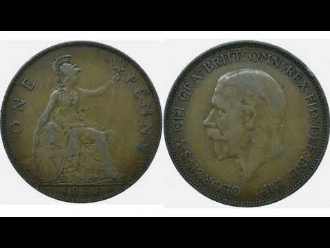 1936 ONE PENNY Coin VALUE + REVIEW King George V Coins