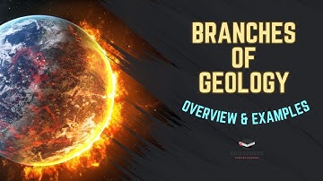 Branches of Geology - Overview and Examples
