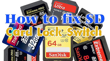 How to fix SD card lock Switch Broken lock Card error No Memory Card ( Urdu/Hindi)English  Subtitle