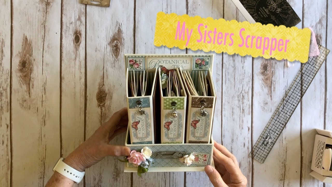 Graphic 45 Botanical Tea Box and Mini Albums