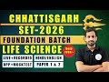 Chhattisgarh SET 2026 Life Science Foundation Batch | Complete Paper 1 & 2 Preparation | Sansaram