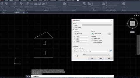 AutoCAD 2021 Tutorial: Block(III)-how to write a new block, save it and use it?