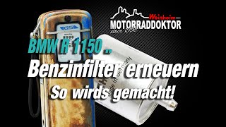 Changing the BMW R 1150 GS fuel filter | tank disassembly | How to do it! | #motorraddoktor