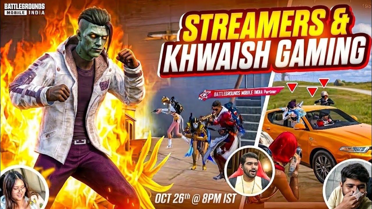 DEXTER VS @KhwaishGamingYT ‼️{ 2 + STREAMER Said H@cker On Live 🔥} Fast 1v4 Against Streamers | BGMI