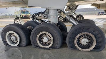 Most Amazing Process of changing an airplane tire | How to change a tire on big truck